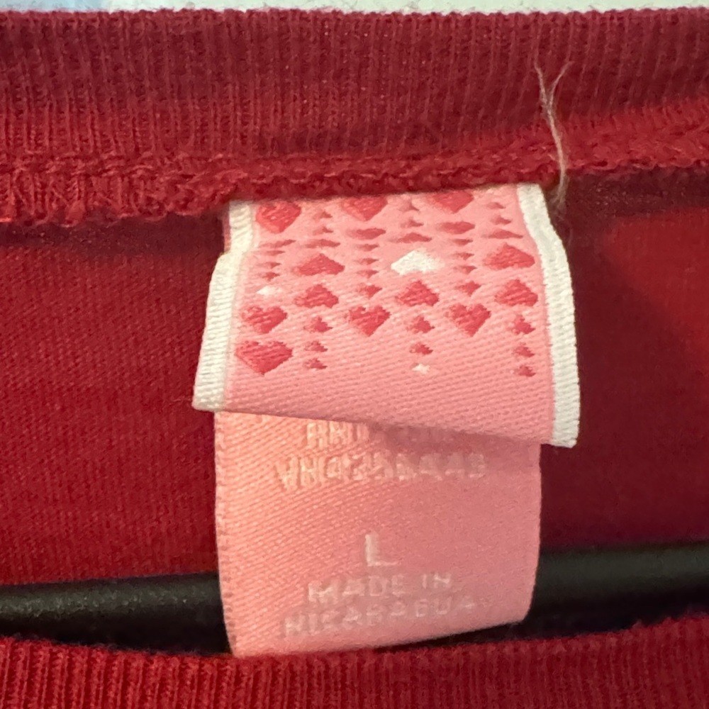 Red Long Sleeve 'Happy Valentine's Day' Shirt - Picture 2 of 5